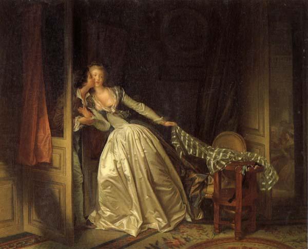 Jean Honore Fragonard The Stolen Kiss